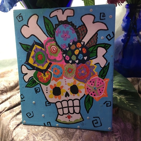 Painting of Pirate Skull - Picture 1 of 4